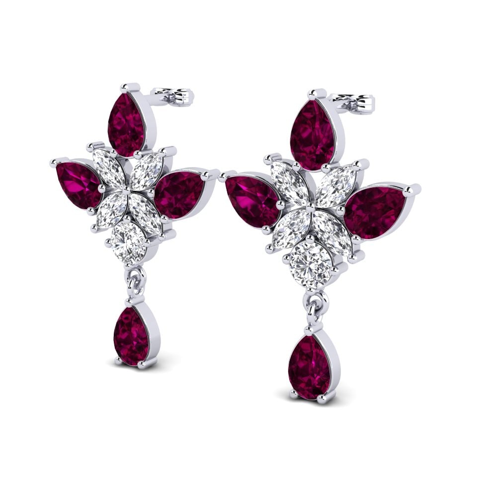 Rhodolite Garnet Women's Earring Luther