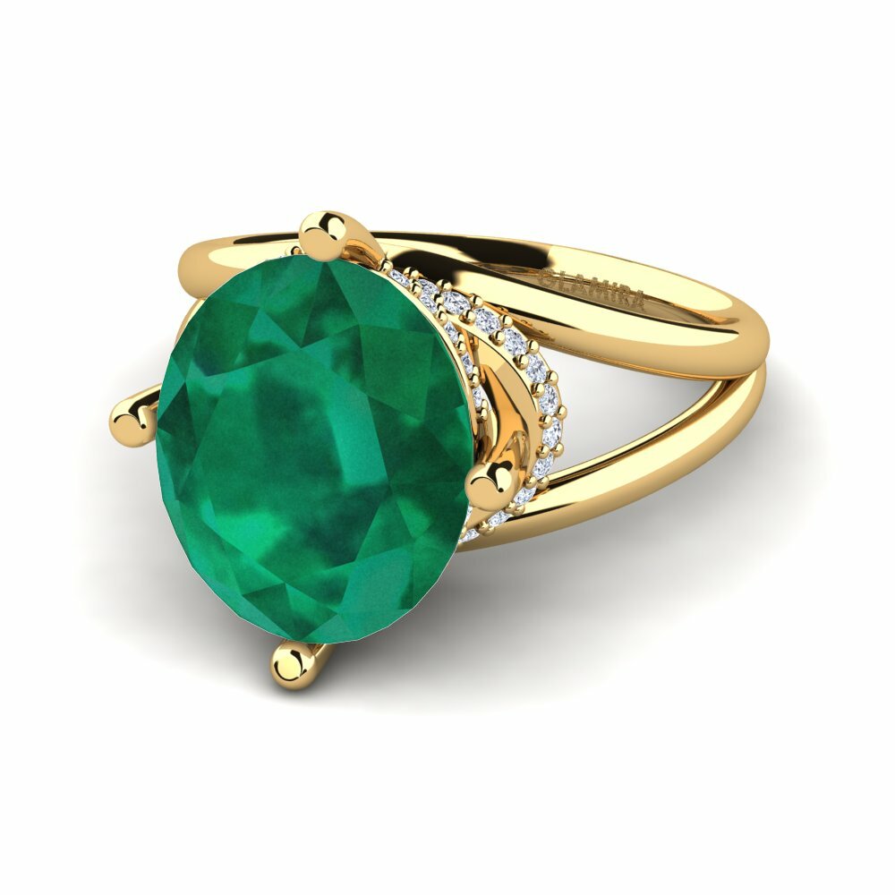 Émeraude Bague Luzirene