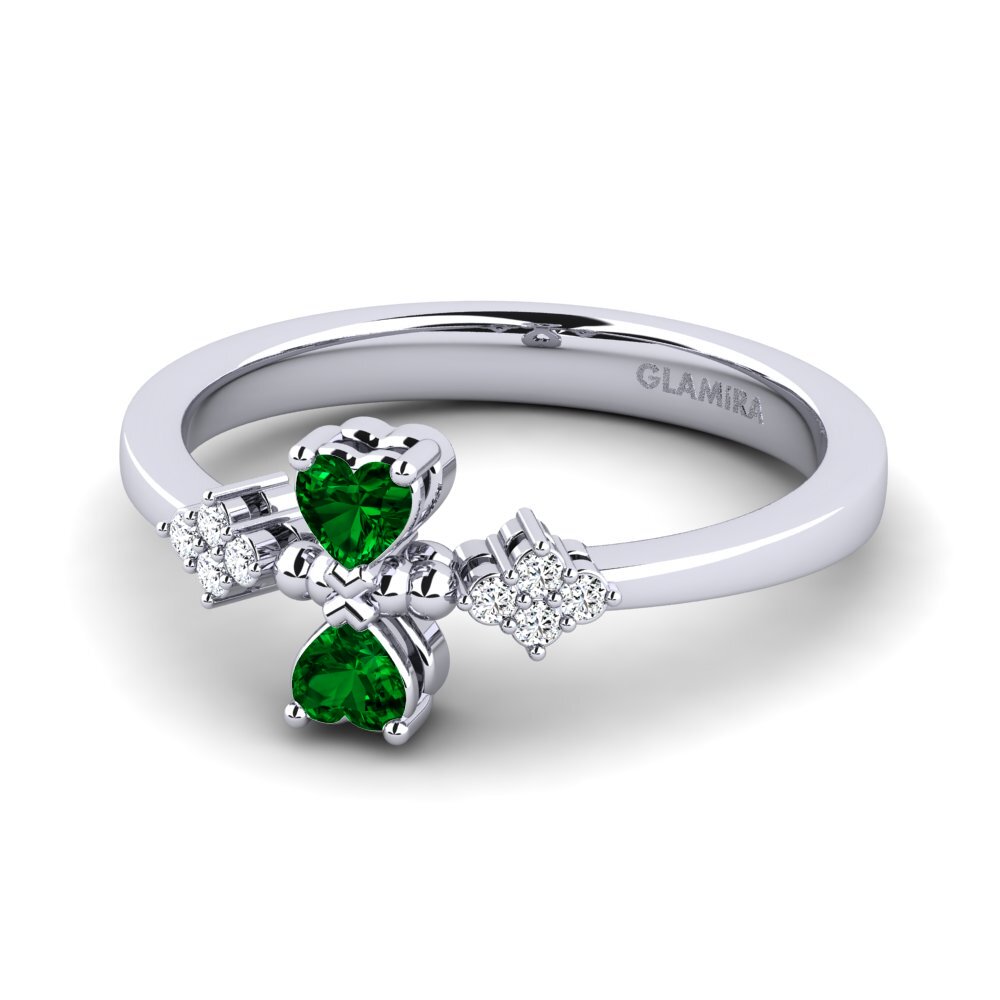 Zircone Verde Anello Lych