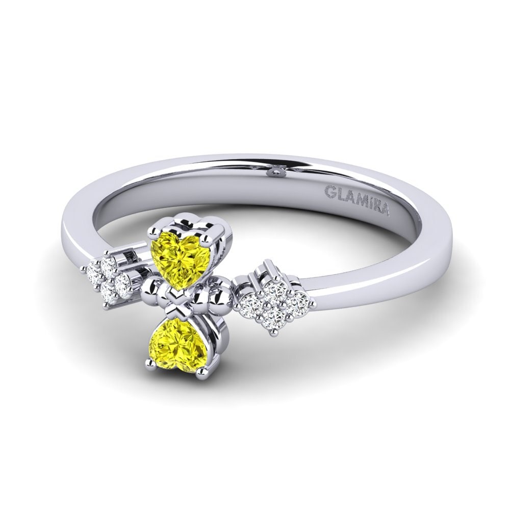 Yellow Diamond Ring Lych