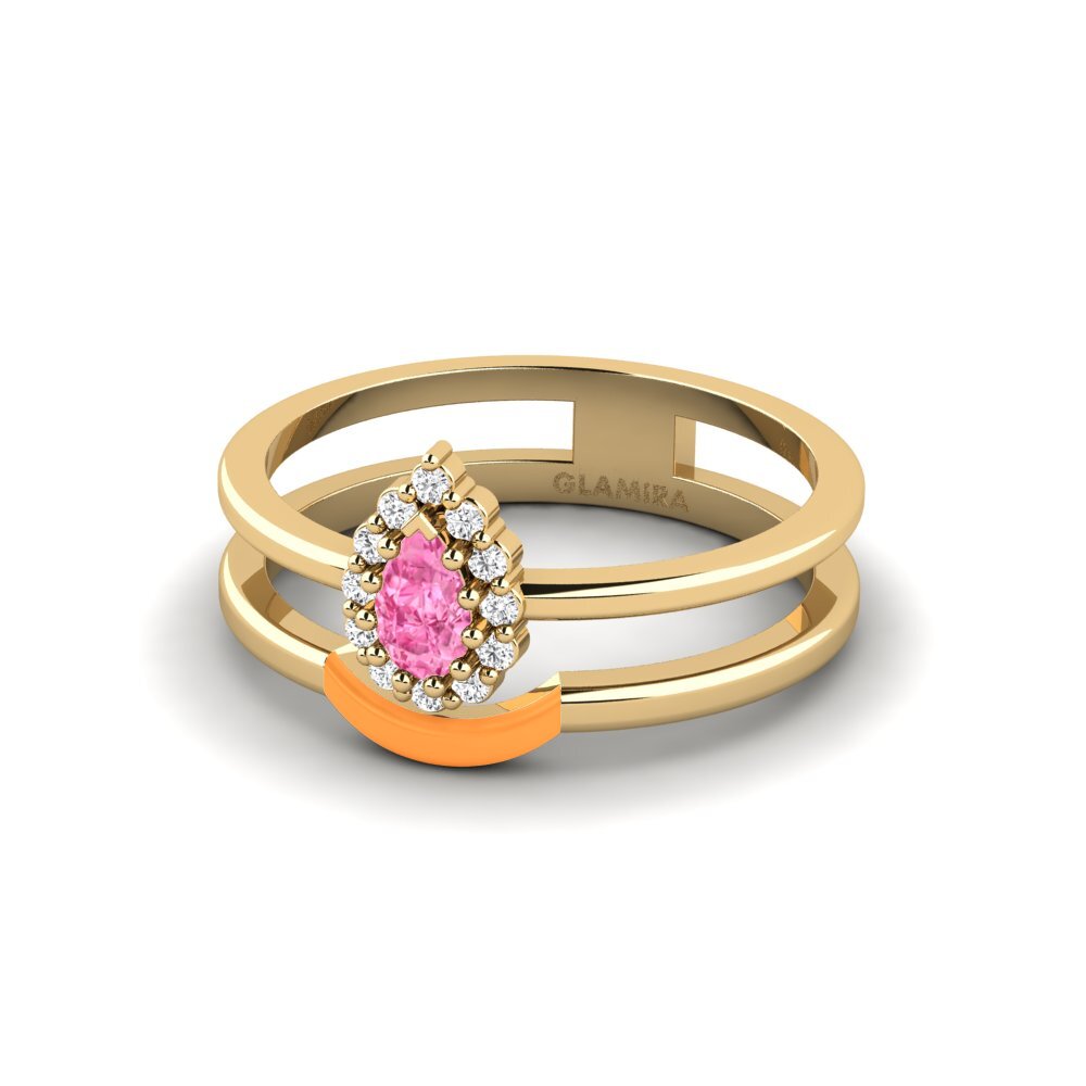 Rosa Saphir Ring Lyme