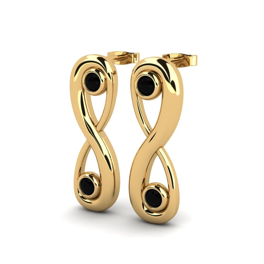 Black Sapphire Women's Earring Lyna