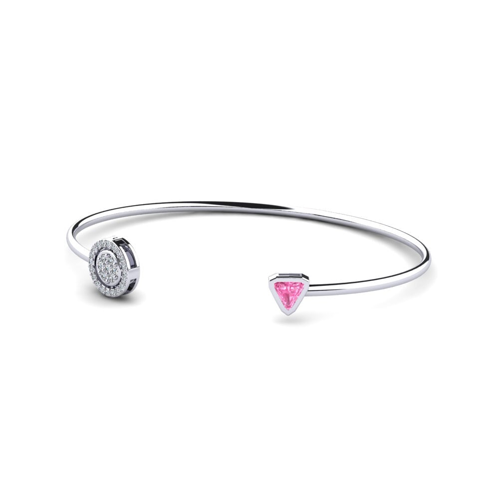 Cuff Pink Sapphire Bracelets