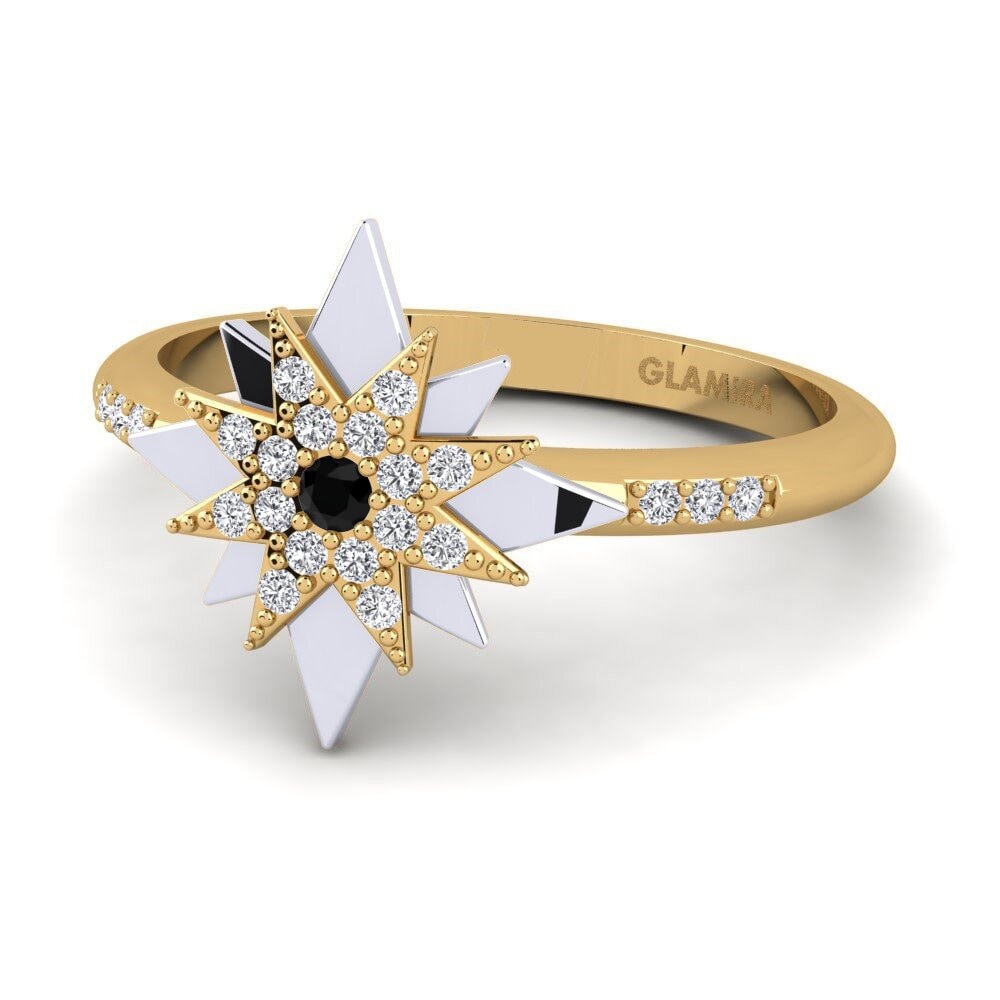 Schwarzer Diamant Ring Lynx