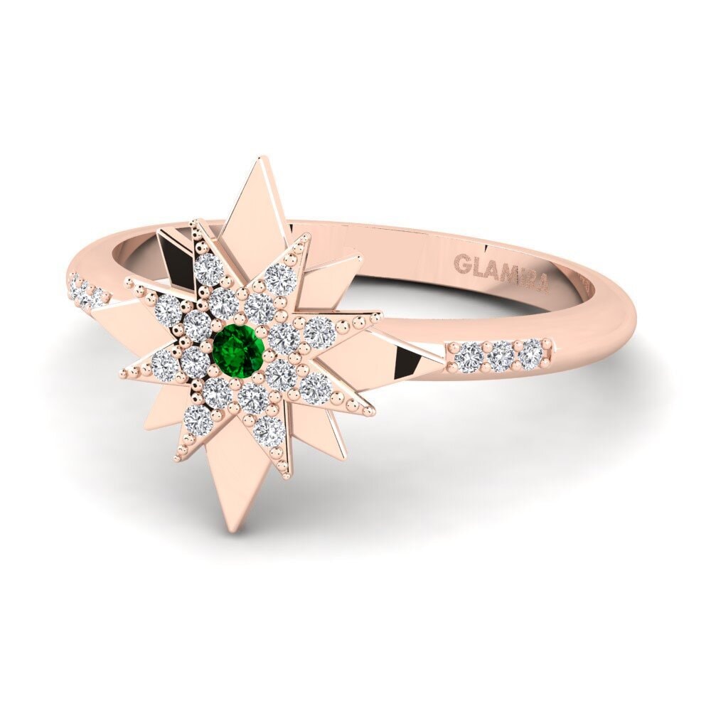 emerald-zirconia แหวน Lynx
