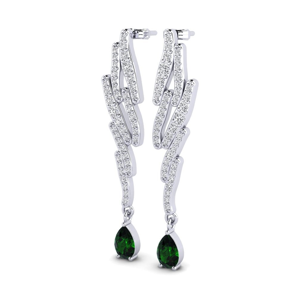 Green Tourmaline Women's Earring Mabella