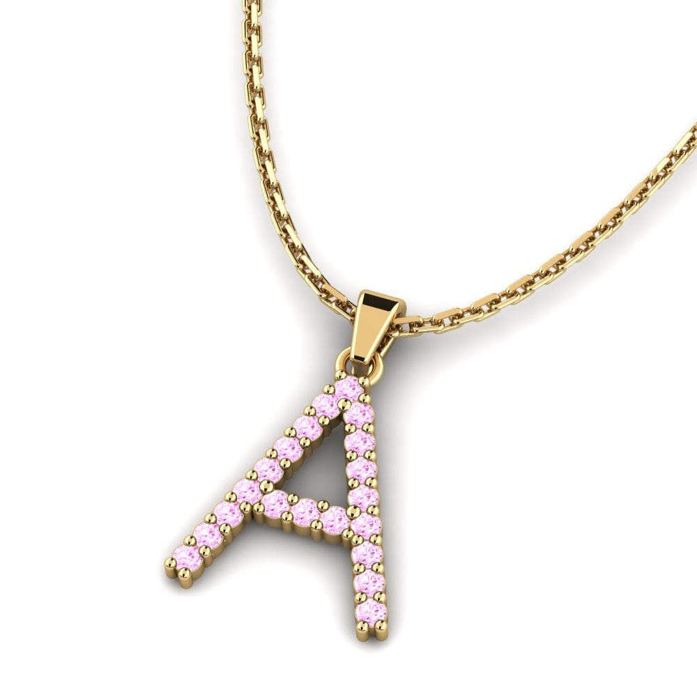 Pink Sapphire SYLVIE Pendant Mabuhay - A
