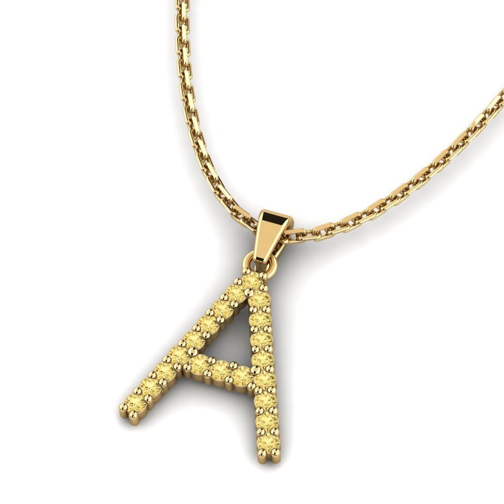 Yellow Diamond SYLVIE Pendant Mabuhay - A