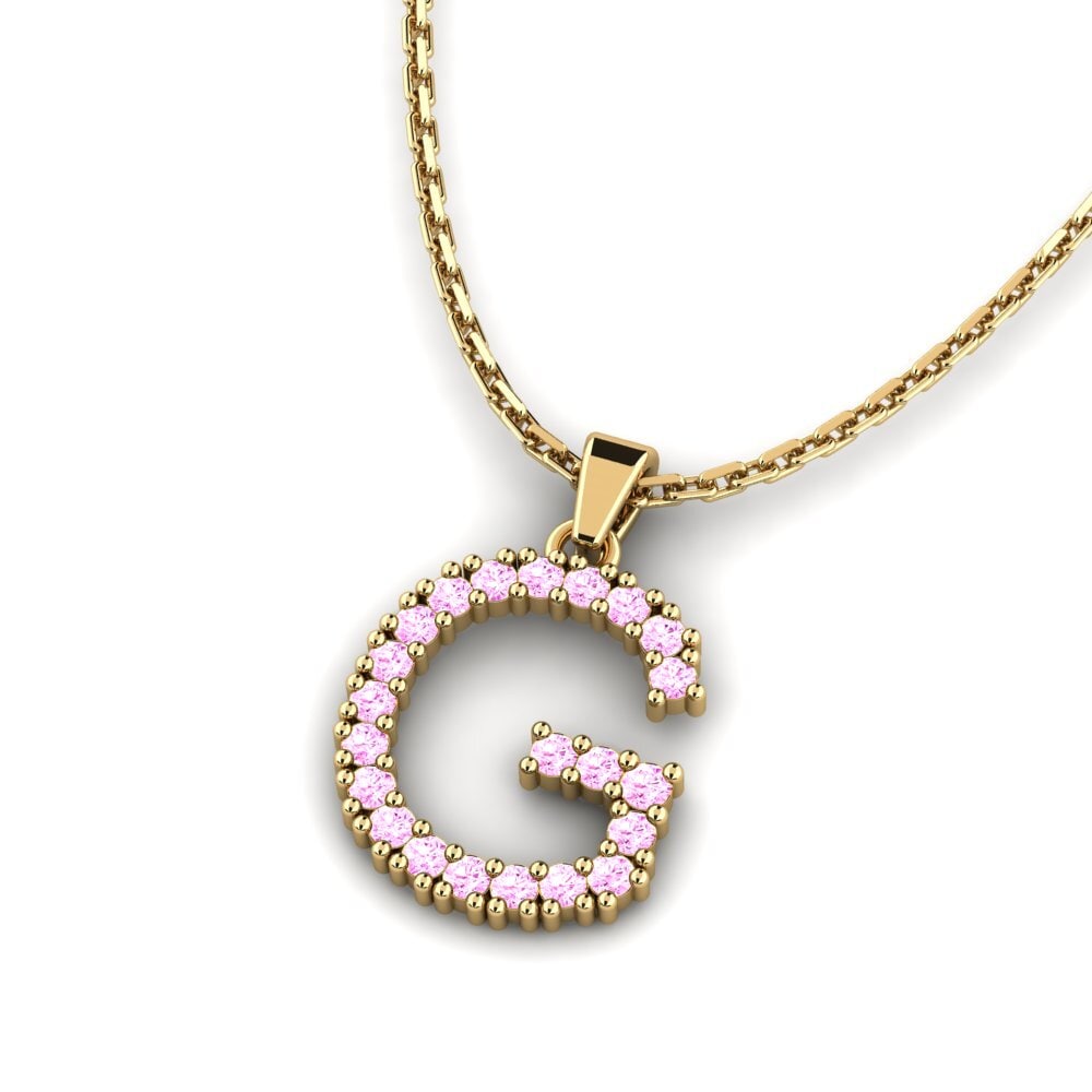 Pink Sapphire SYLVIE Pendant Mabuhay - G
