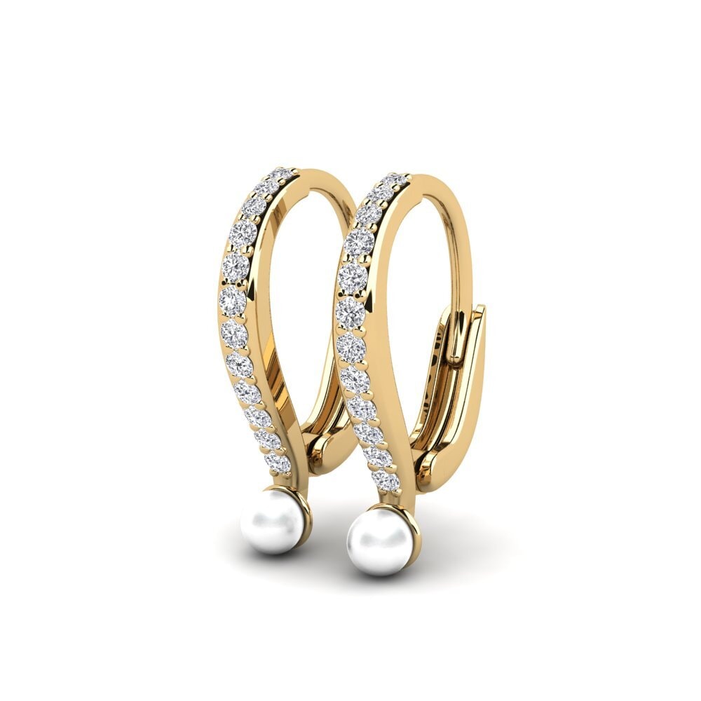 Diamant Damen ohrring Macaan