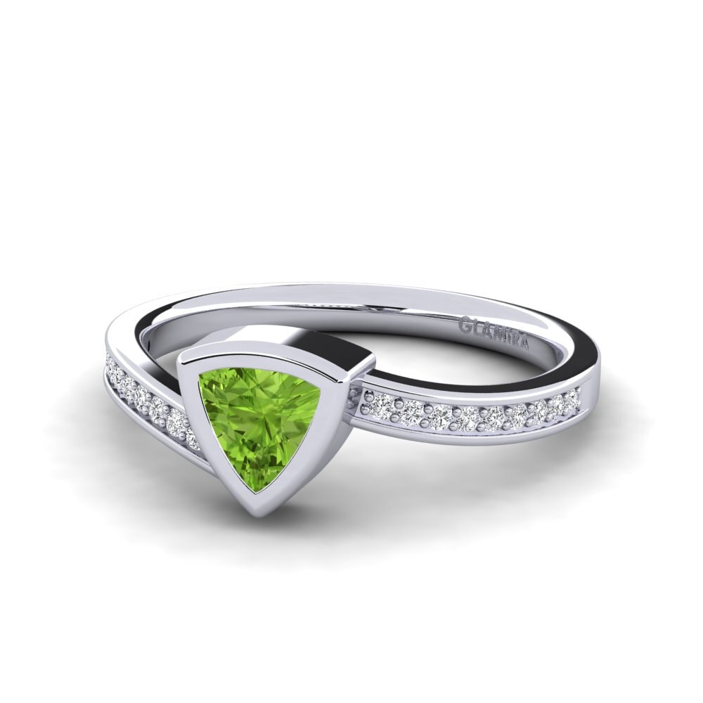 Peridot Engagement Ring Macaulay