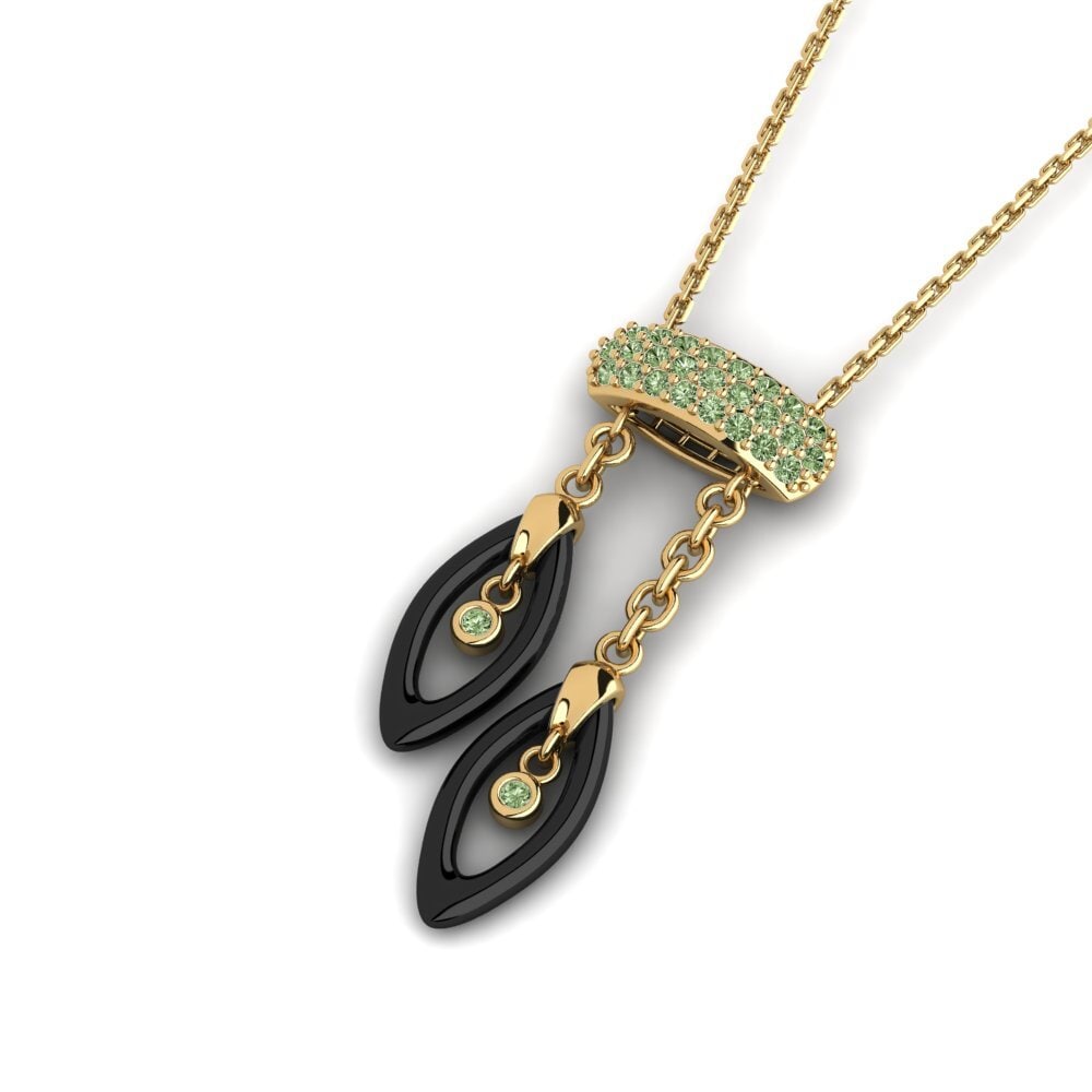 Diamante Verde Collar de Mujer Macbeth