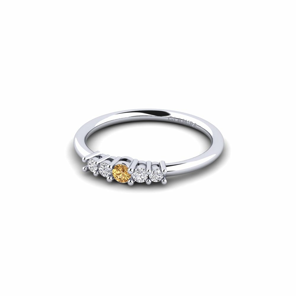 3 & 5 Stones Brown Diamond Engagement Rings