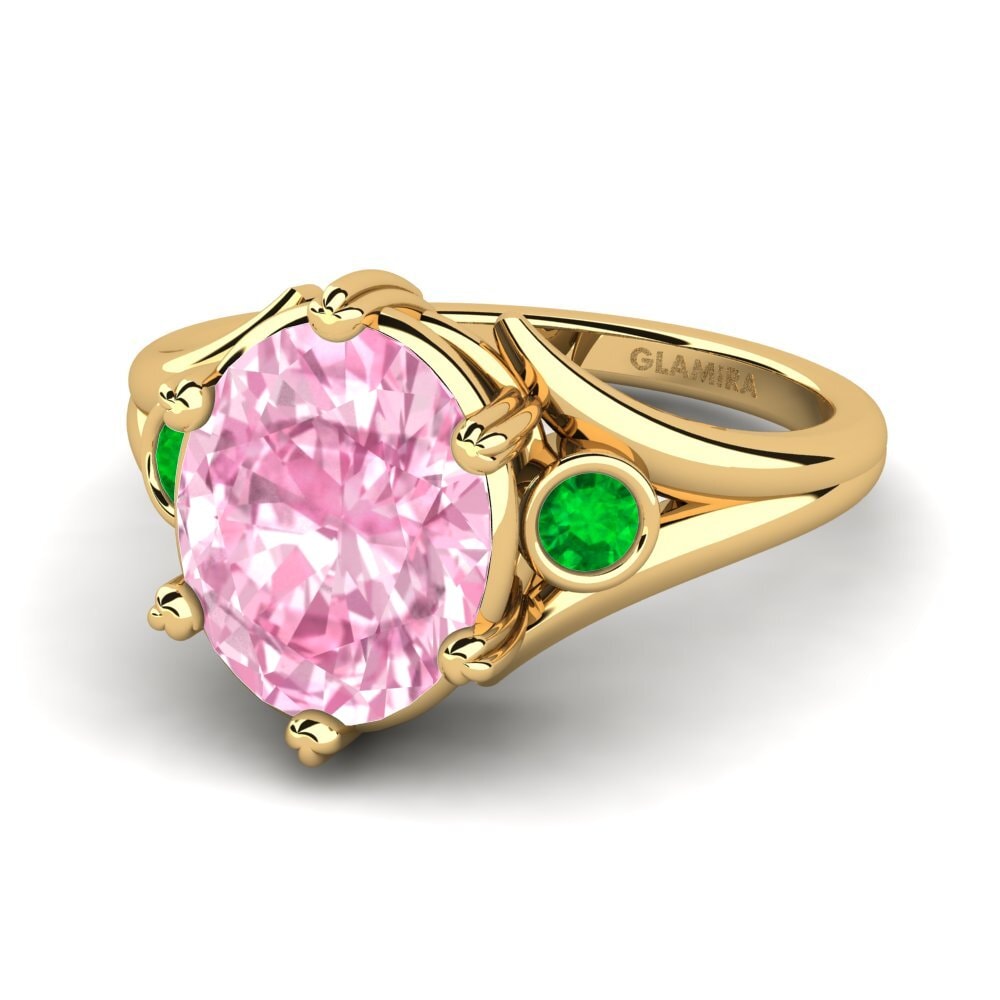 Pink Sapphire Engagement Ring Maddasin