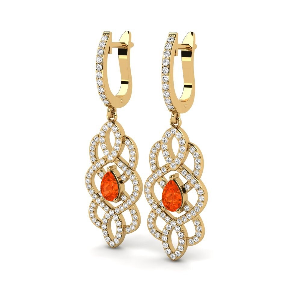 Opale de Feu Boucle d'oreille femme Maddox