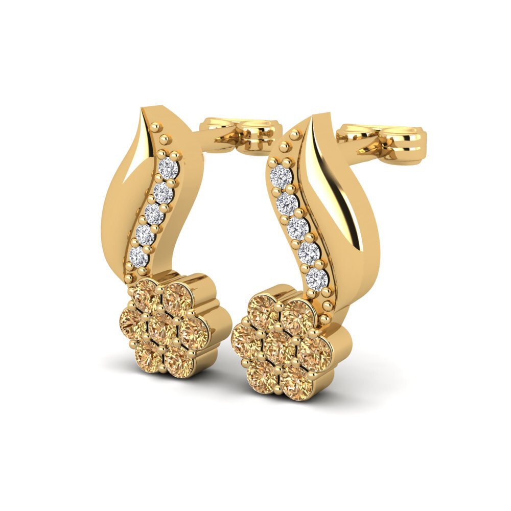 Brown Diamond Women's Earring Madisen