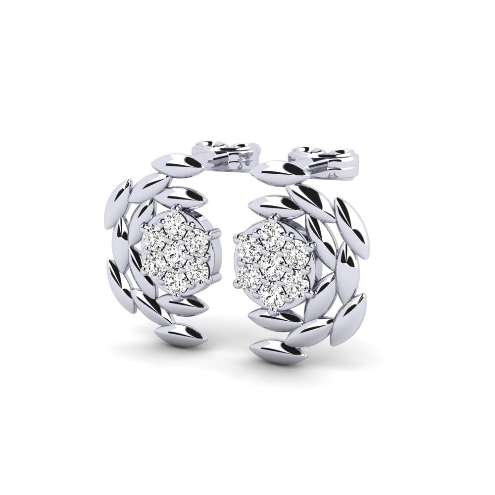 Đá Moissanite Bông tai nữ Maegreet