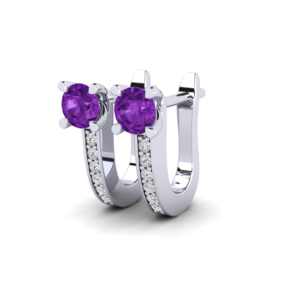 Amethyst Women's Earring Magali
