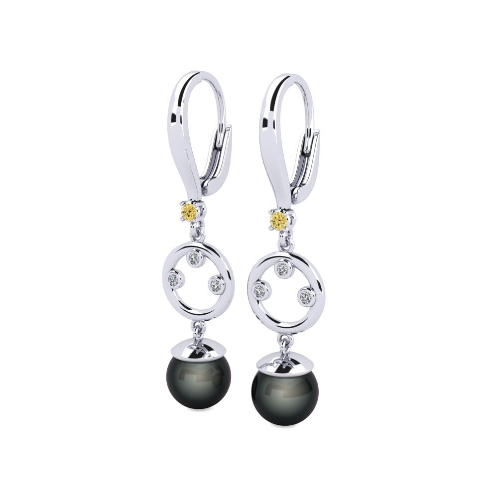 Yellow Diamond Women's Earring Maghunaj