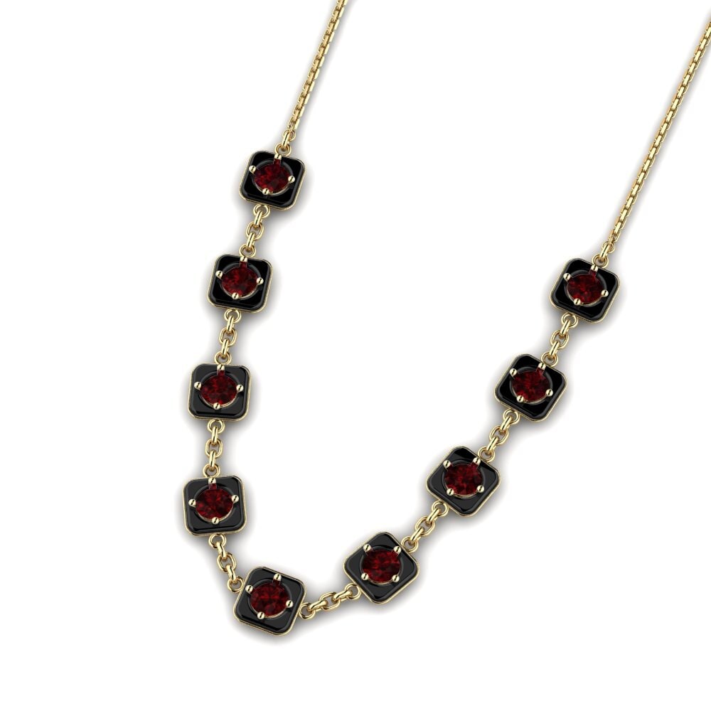 Garnet Women's Necklace Mahal
