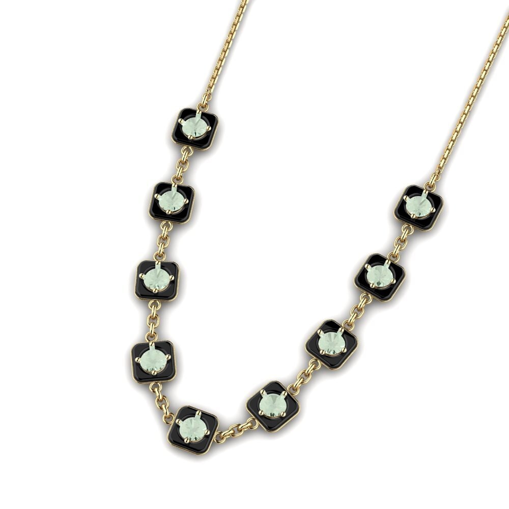 Amatista verde Collar de Mujer Mahal