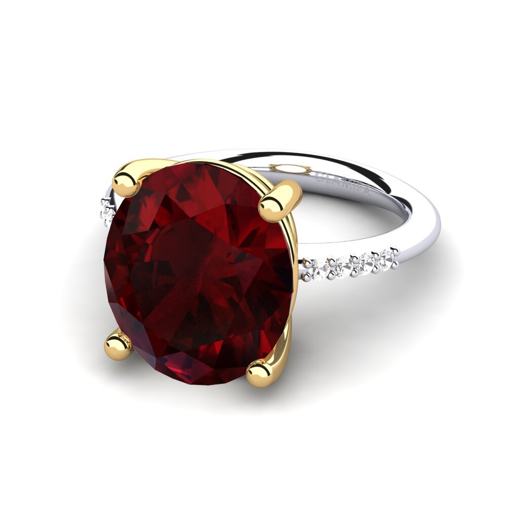 18ct White / Yellow Gold Ring Maharlika