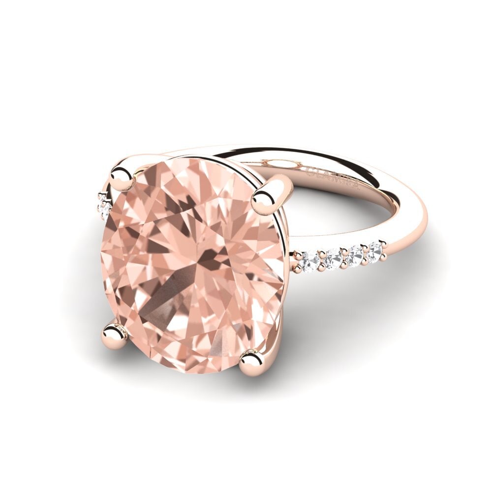 9k Rose Gold Morganite Ring Maharlika