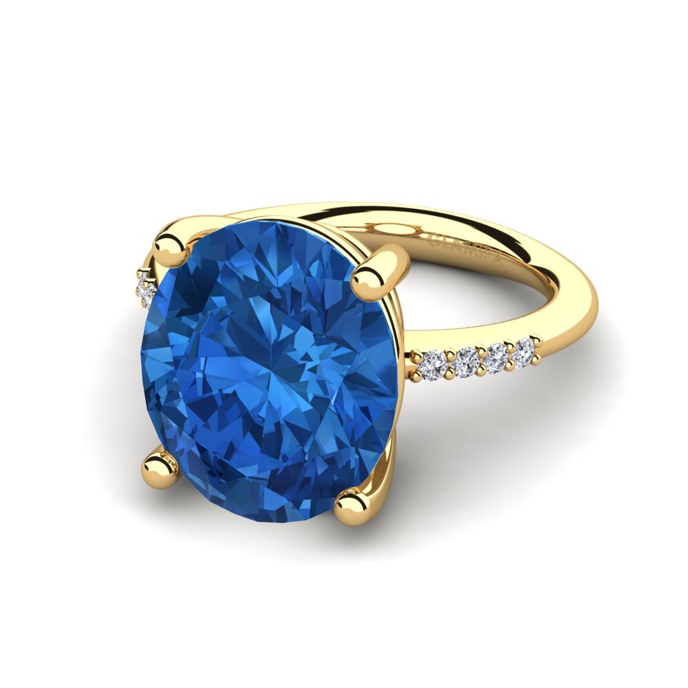Dark Blue Zirconia Ring Maharlika