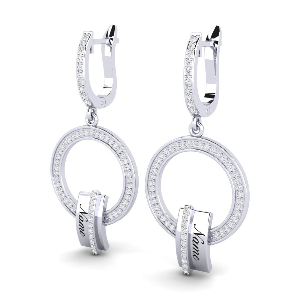 White sapphire Earring Mahsa