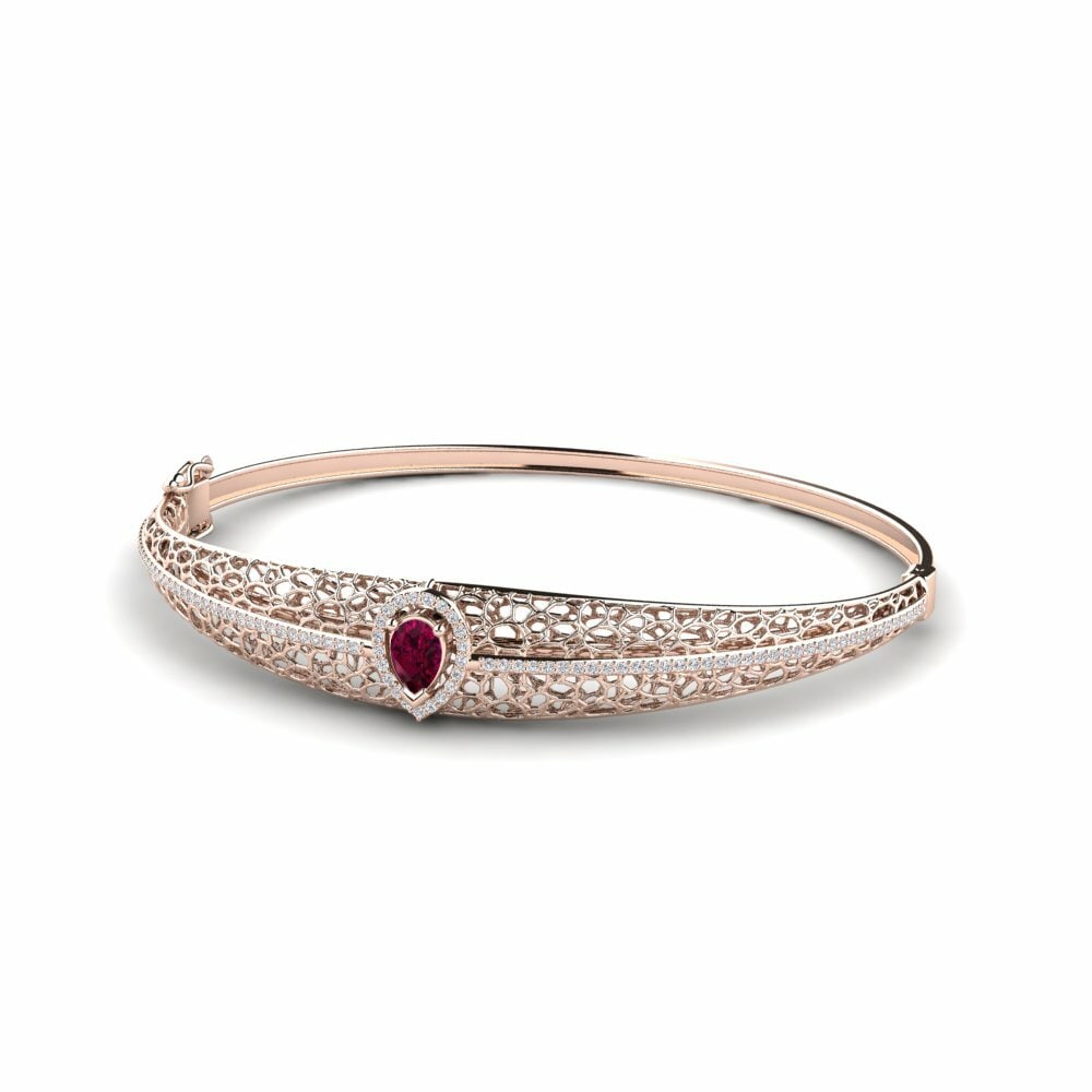 Rhodolite Garnet Women's Bangle Mai