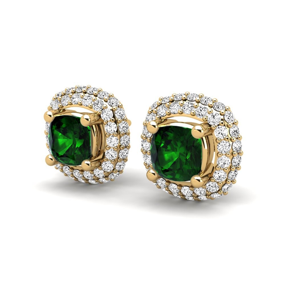 Turmalina verde Pendiente de mujer Maible
