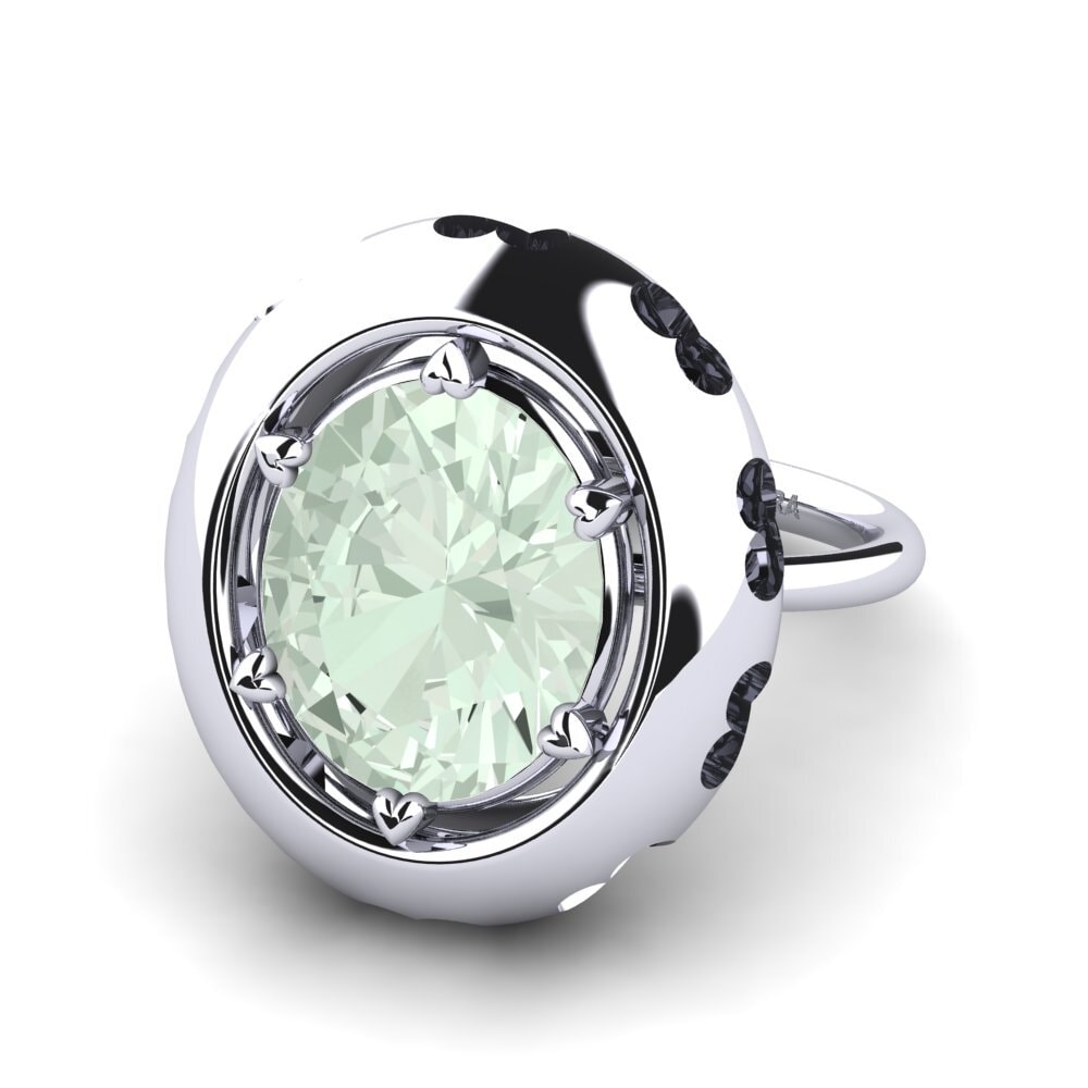 Green Amethyst Ring Makadie