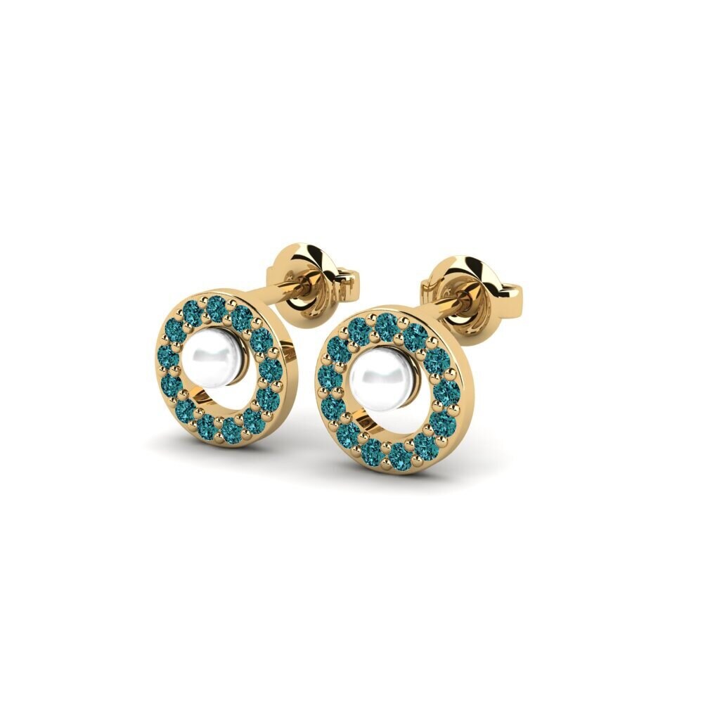 Blue Diamond Women's Earring Makea