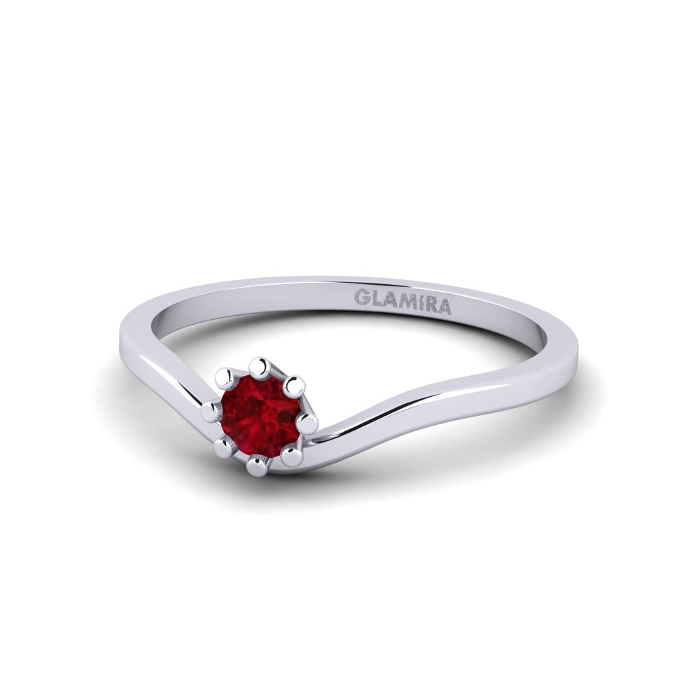 Ruby Engagement Ring Makronissos