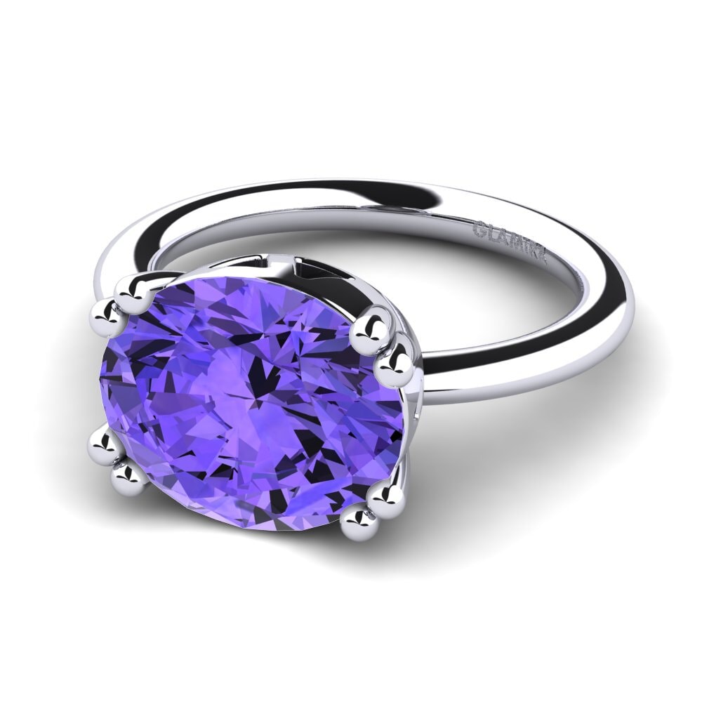 Tanzanita Anillo Malenita