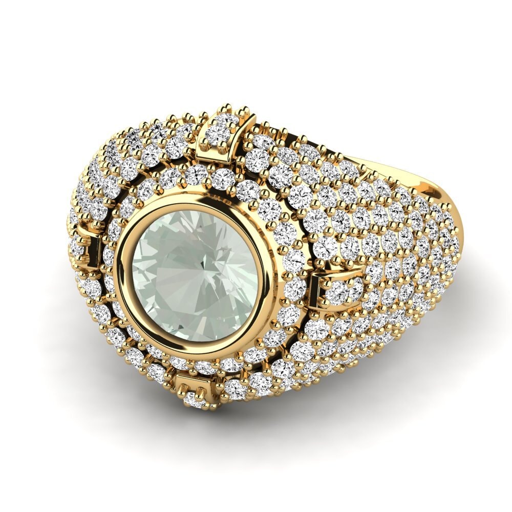 Ametista Verde Anello Malick