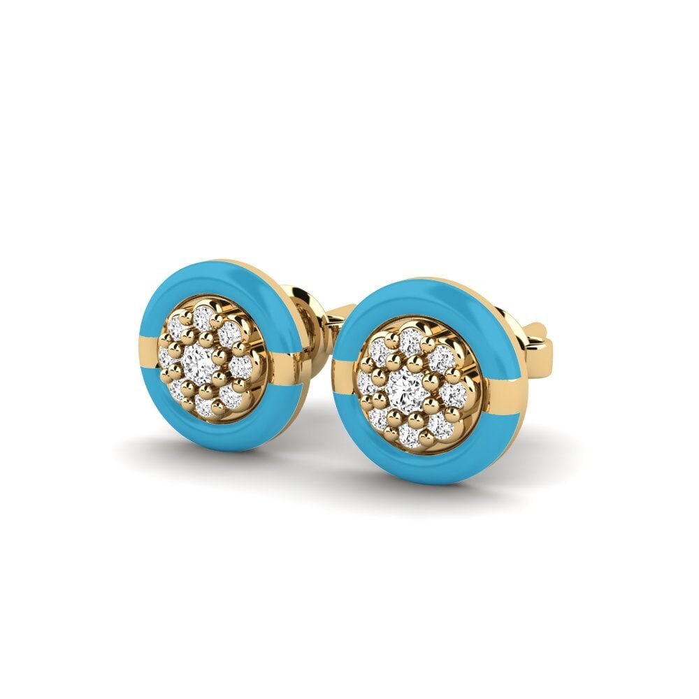 Moissanite Boucle d'oreille femme Maliwanag