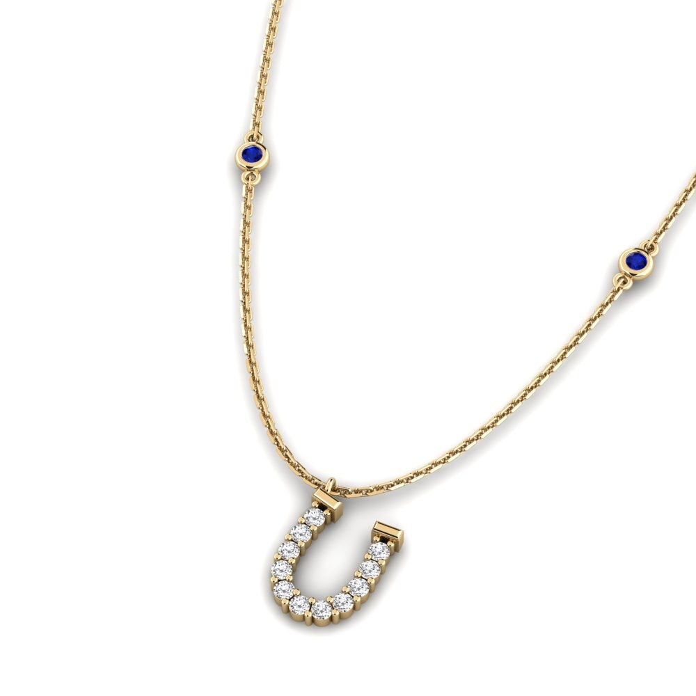 Sapphire Women's Necklace Malutaga