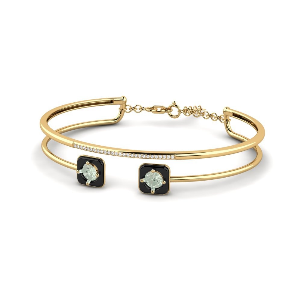 Amatista verde Pulsera de Mujer Mamira