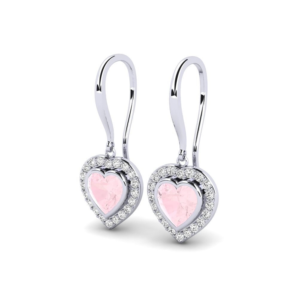 Rose Quartz Women's Earring Mampara