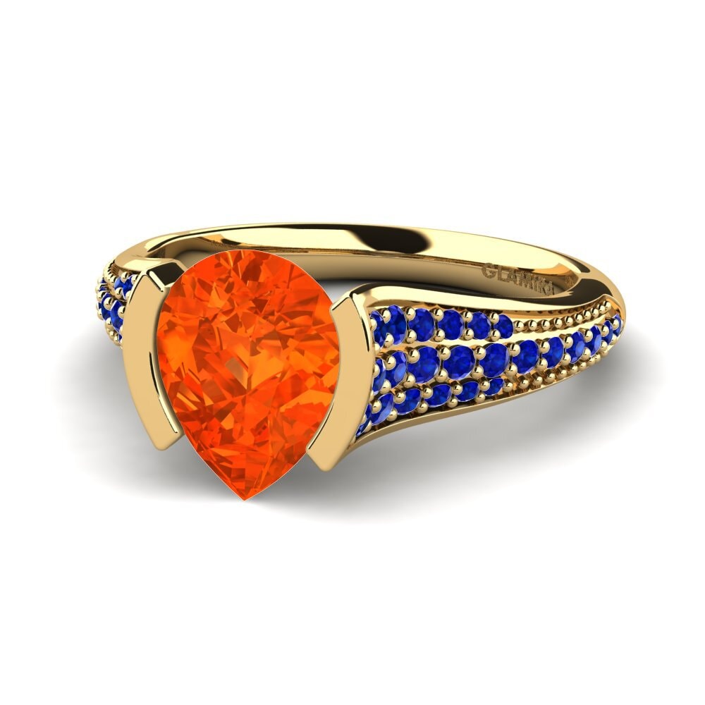 14k Yellow Gold Engagement Ring Mangabel