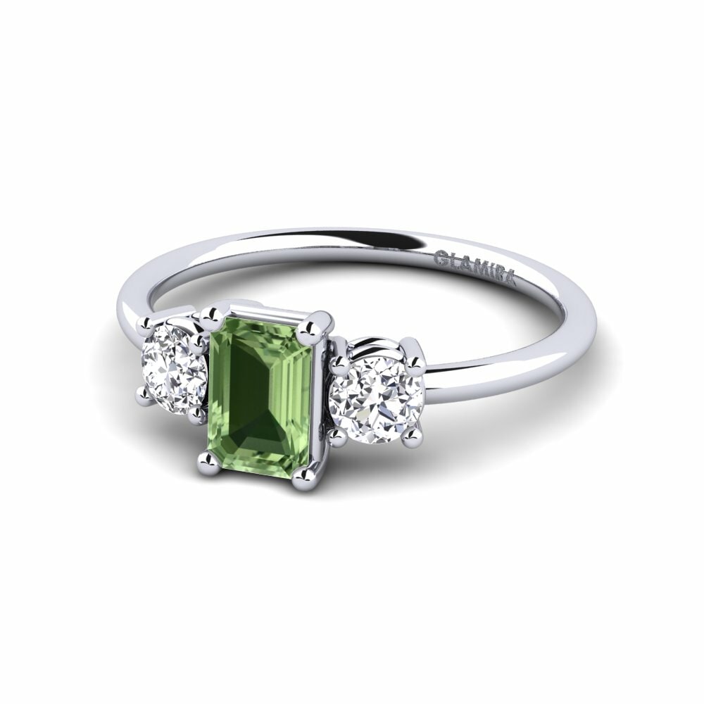 Green Sapphire Engagement Ring Mania