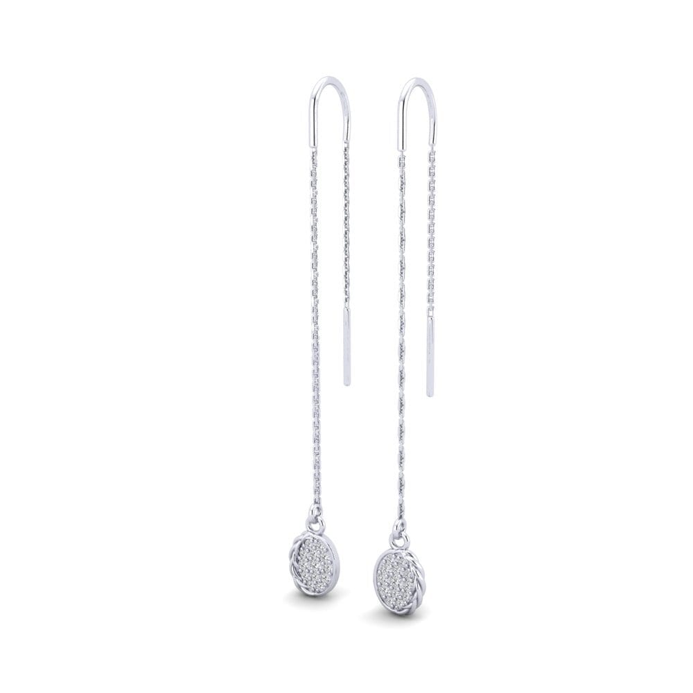 Oro Bianco 375 Orecchino da donna Manifold - B