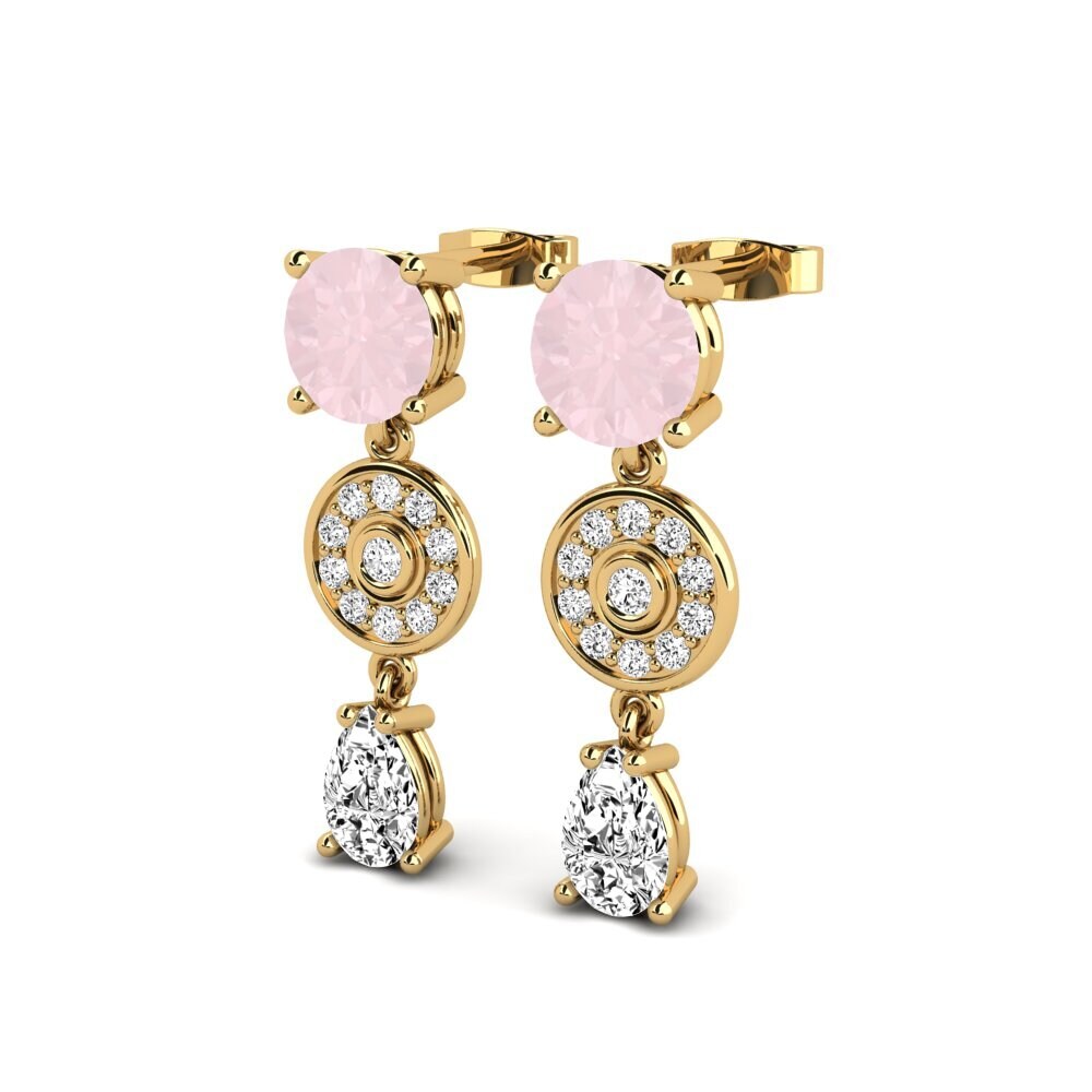 Rose Quartz Women's Earring Mannix