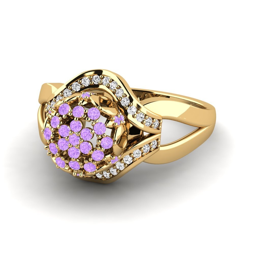 Amatista Anillo Manoela