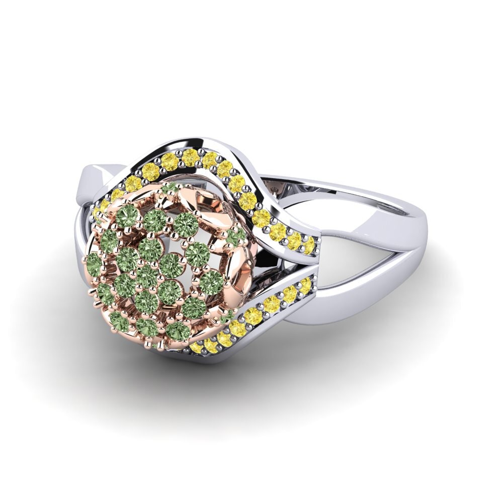 14ct White / Rose Gold Ring Manoela