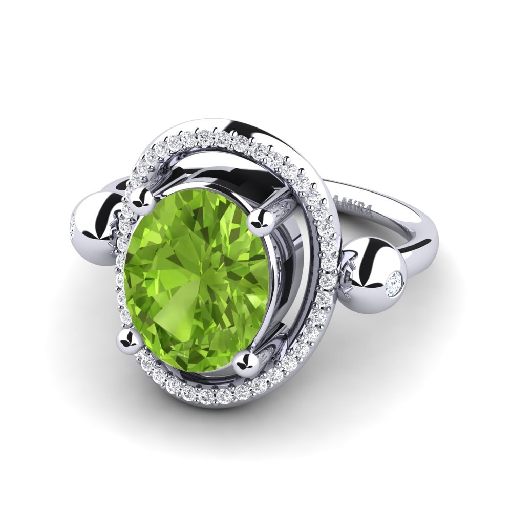 Peridoto Anillo de compromiso Manoella