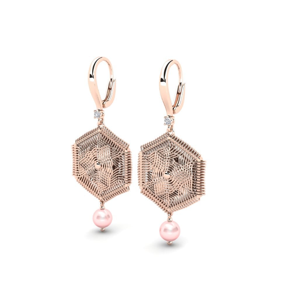Diamante cultivado en laboratorio Pendiente de mujer Mansell