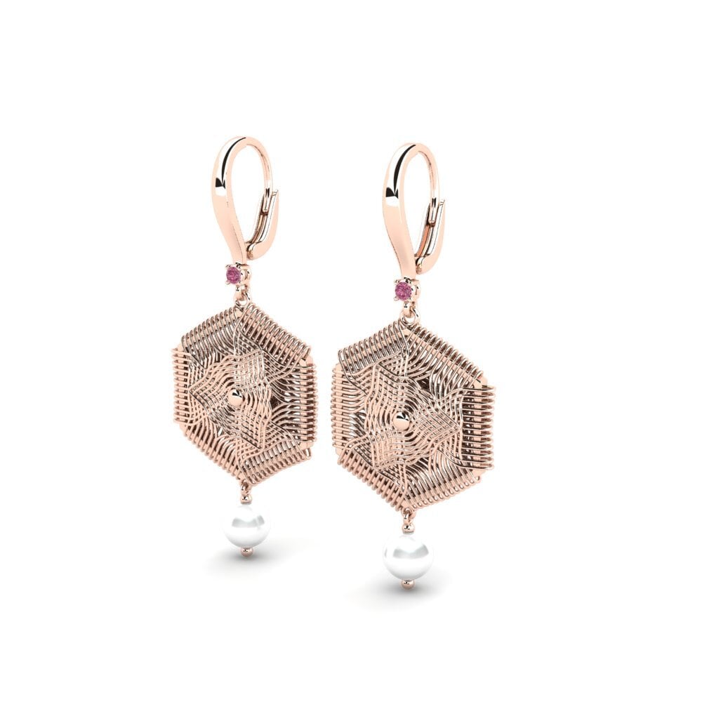 Rhodolite Garnet Women's Earring Mansell
