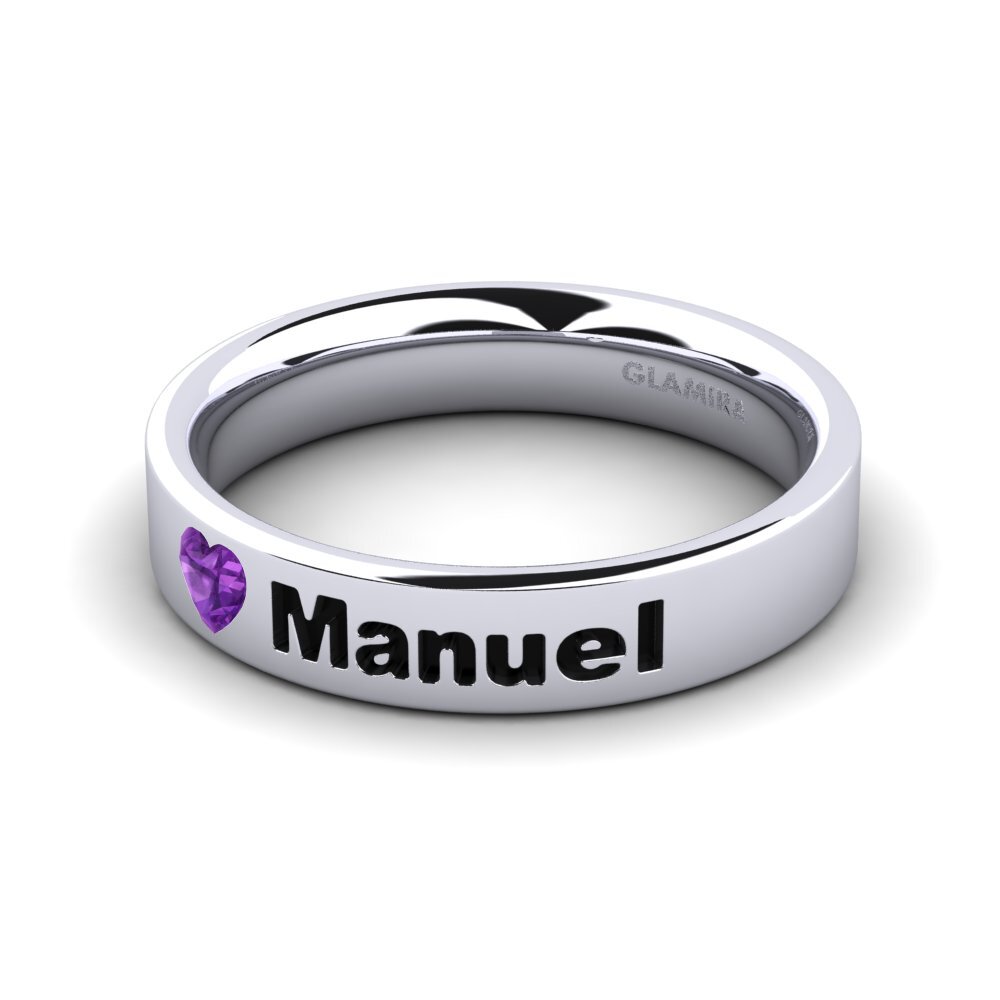Palladium 950 Amethyst Ringe Manuel